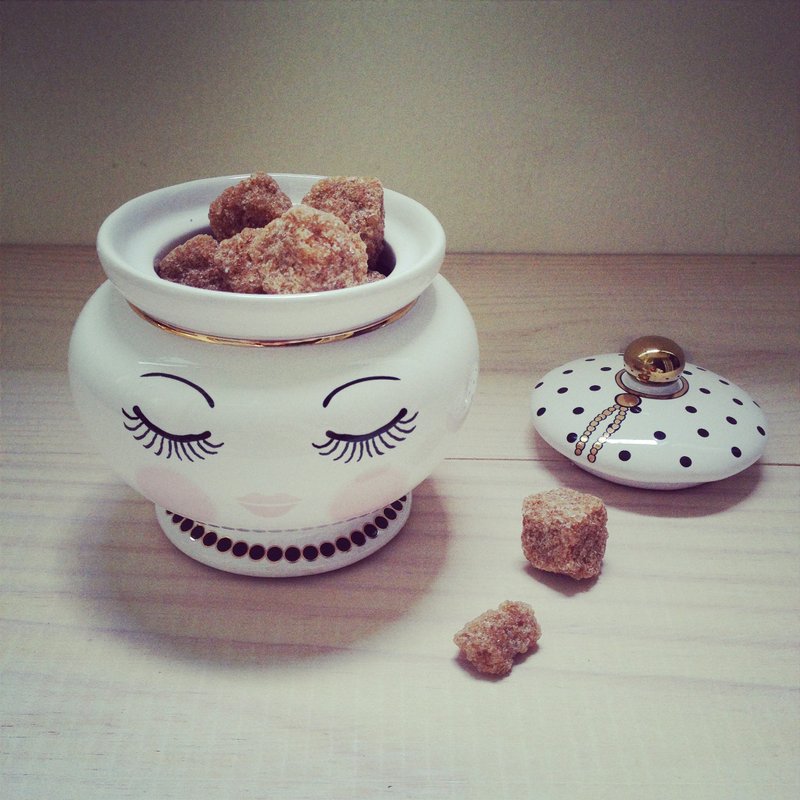 表情糖罐 - 茶具/茶杯 - 其他材质 白色