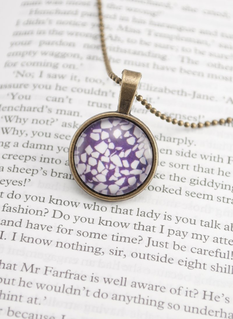 // La Don // 【梦想泡泡长项链-磨石子紫】 - 项链 - 其他金属 金色