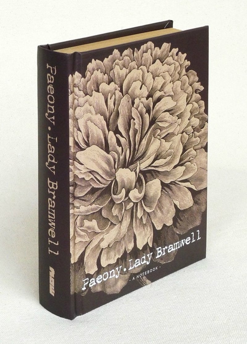 九口山原创320page牛皮纸精装创意笔记本-牡丹 - 笔记本/手帐 - 纸 咖啡色