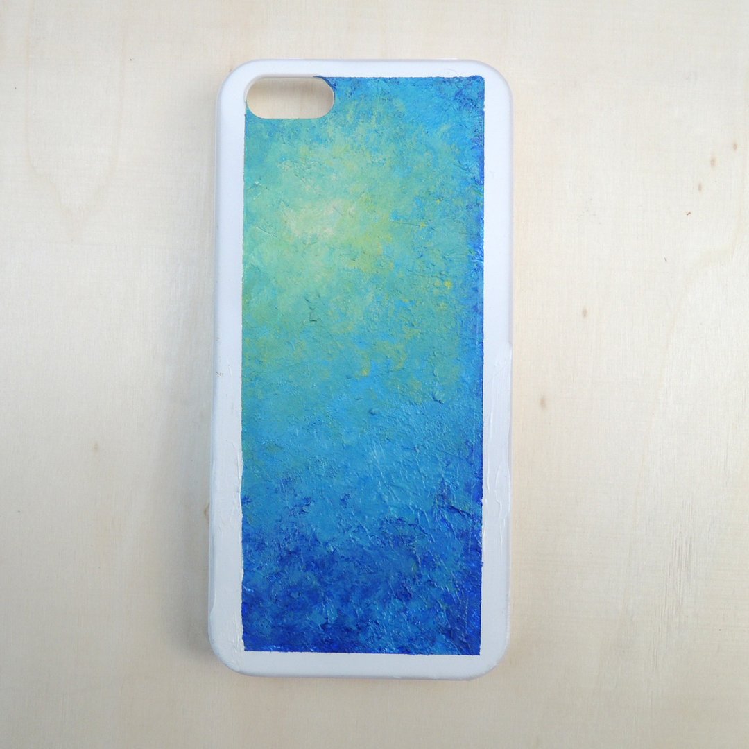 〔手绘手机壳smartphone case：underwater 海底世界：手绘Hand-painted〕 - 手机壳/手机套 - 防水材质 蓝色