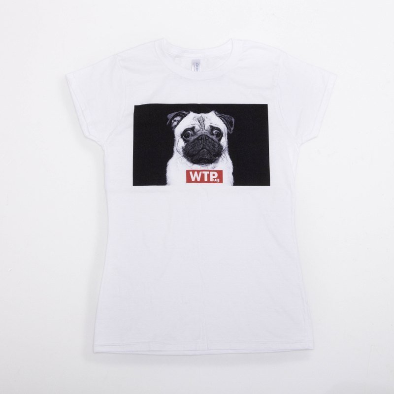 [ YONG ] 勇*WTP棉T (女生款) - 女装 T 恤 - 棉．麻 白色