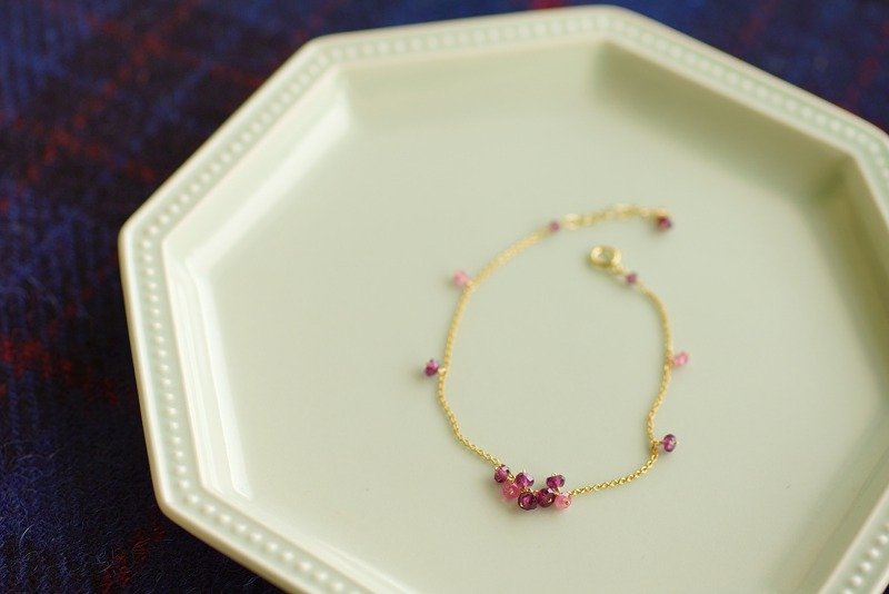 14kgf- bonbon bracelet - 手链/手环 - 宝石 红色