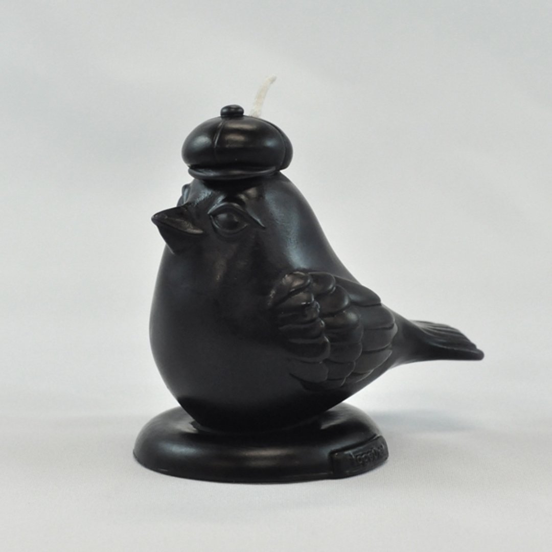 幸福黑鸟安迪  / Happy Bird Andy 。展示样品贩售区 - 蜡烛/烛台 - 蜡 黑色