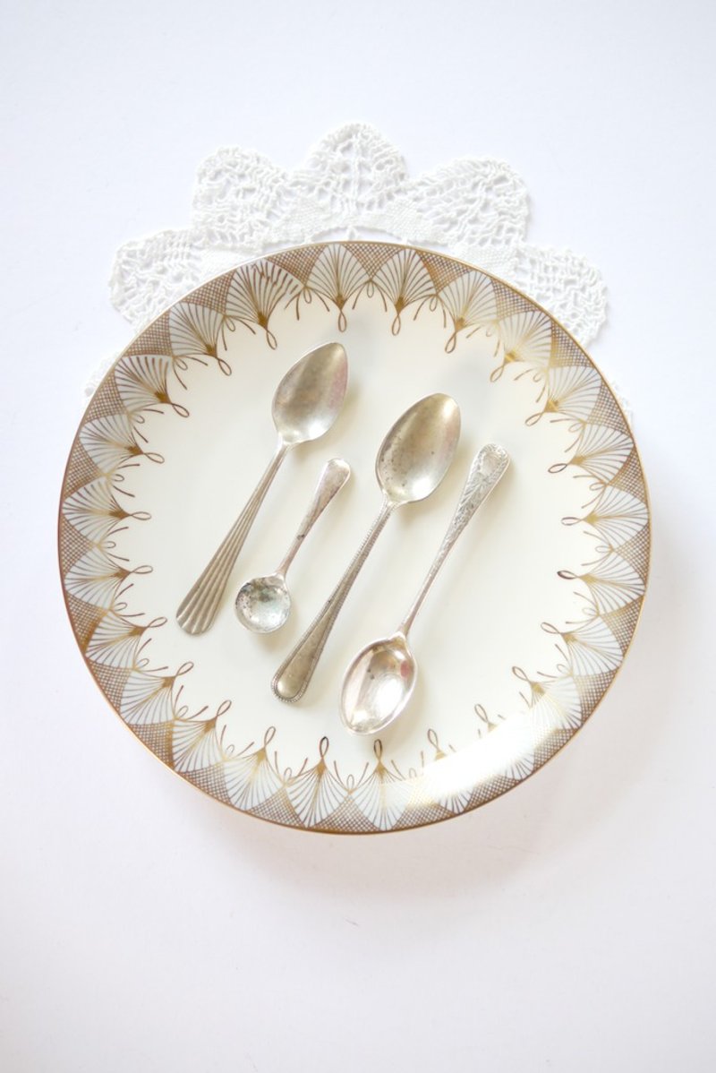 汤匙组 {Vintage / 复古} - 餐刀/叉/匙组合 - 其他材质 白色