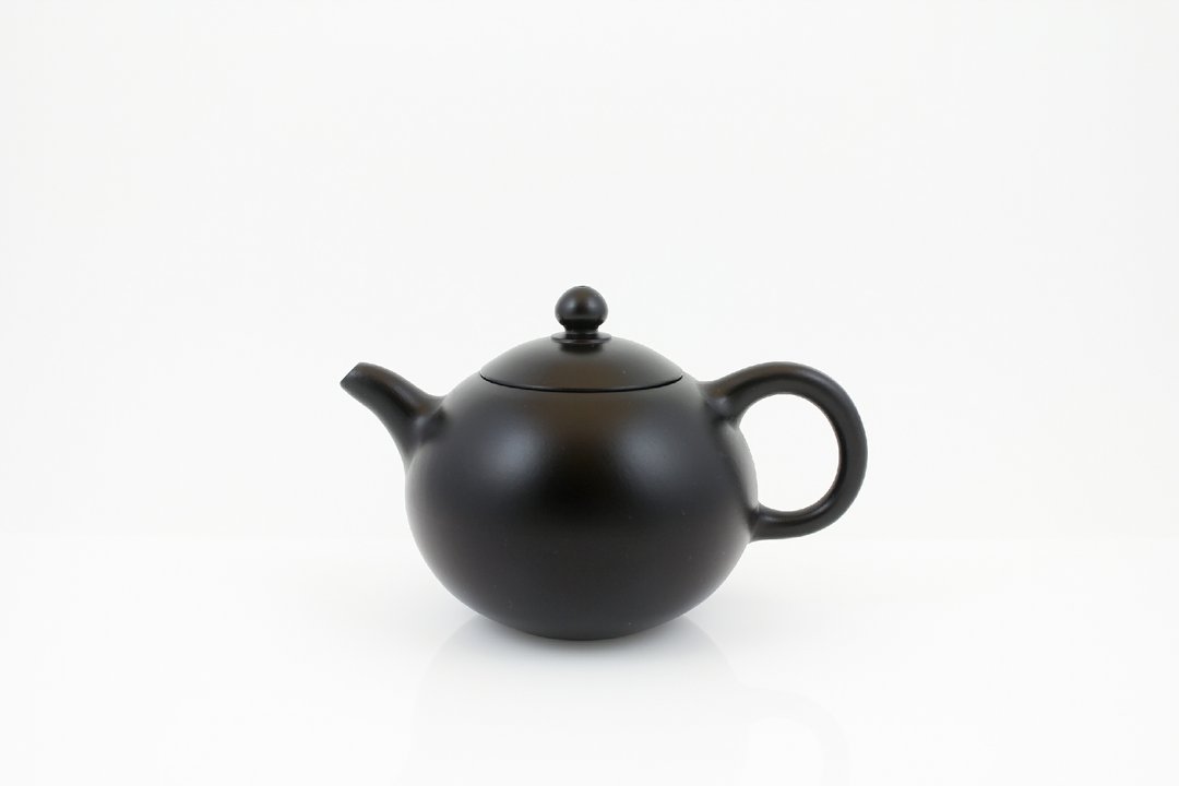 渗碳 贵妃壶 - 茶具/茶杯 - 陶 黑色