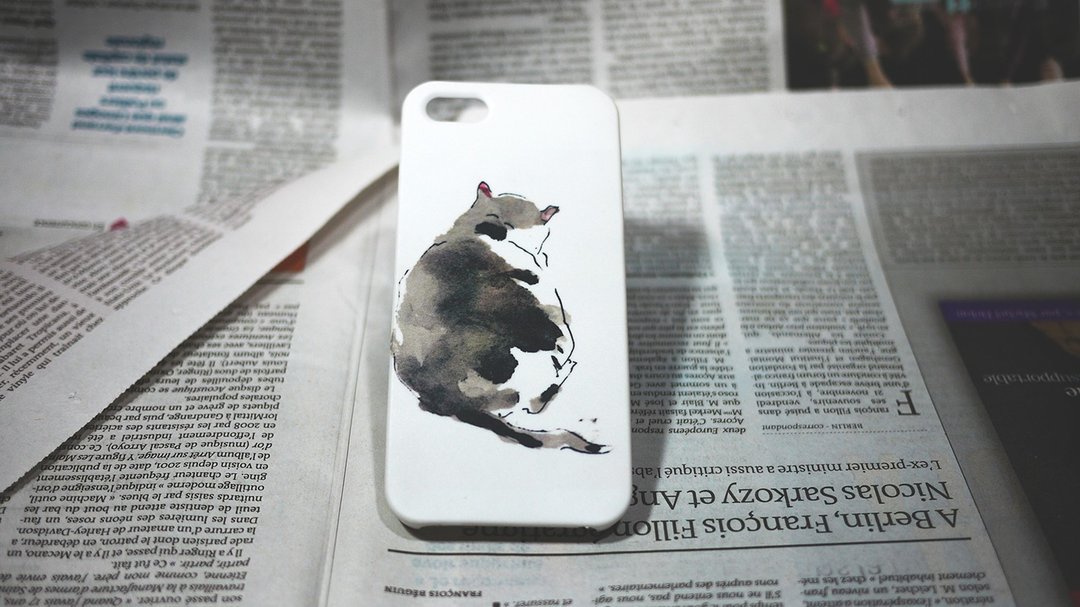 【好好去旅行】手机壳◆◇◆喵宝◆◇◆for Iphone 5/5S/SE, 6/6S, 6+/6S +, 7/7+, 8/8+/ X - 手机壳/手机套 - 塑料 灰色