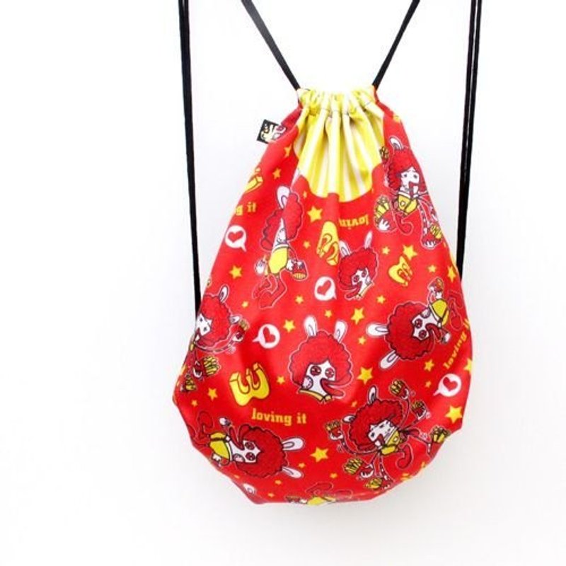 1212玩乐设计 束口包 后背包 -麦当方叔叔 - 其他 - 其他材质 红色