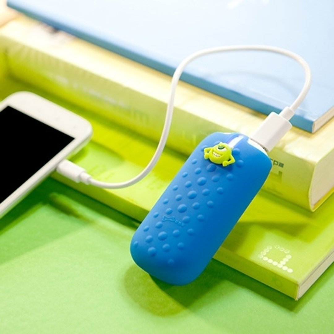逗扣行动电源 5,200mAh-大眼仔[怪兽大学] - 其他 - 硅胶 多色