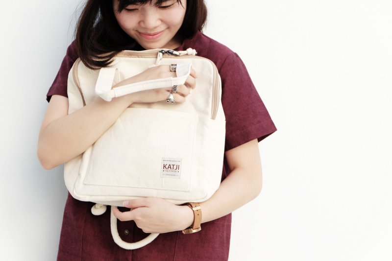 ::母亲节快乐::  上课趣:: Katji 3 in 1 多功能包包（白色） - 其他 - 其他材质 白色