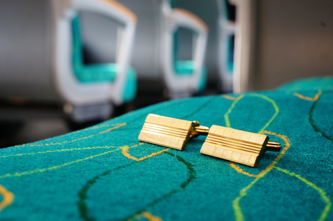 【C’est Cufflinks】德国严选Vintage古着袖扣 - 袖扣 - 其他金属 金色