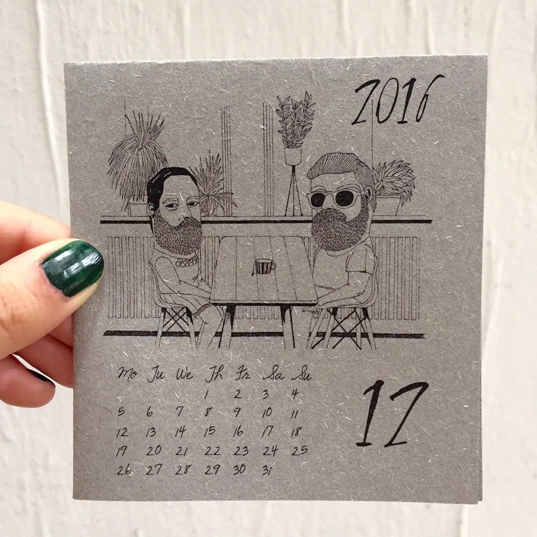 Chap Book Vol. 2 插画 书 2016 Calendar 日历 - 木工/竹艺/纸艺 - 纸 