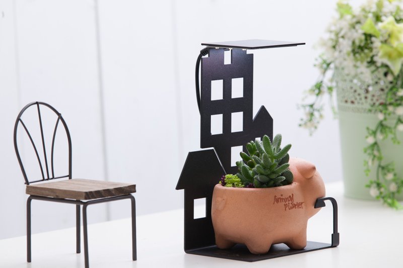 Mini Garden LED植物灯/Street - 植栽/盆栽 - 其他金属 黑色