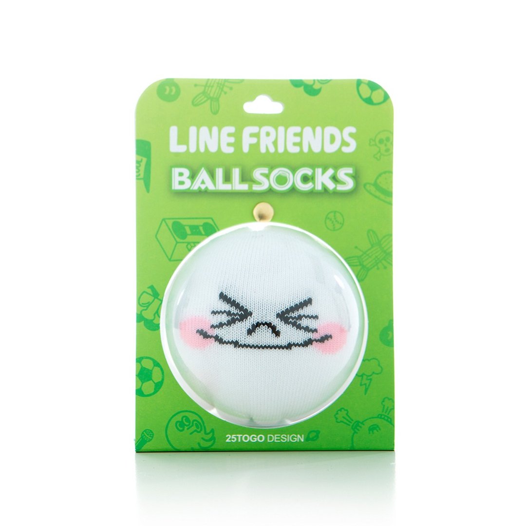 LINE FRIENDS 球袜_馒头人嗯嗯 - 袜子 - 其他材质 白色