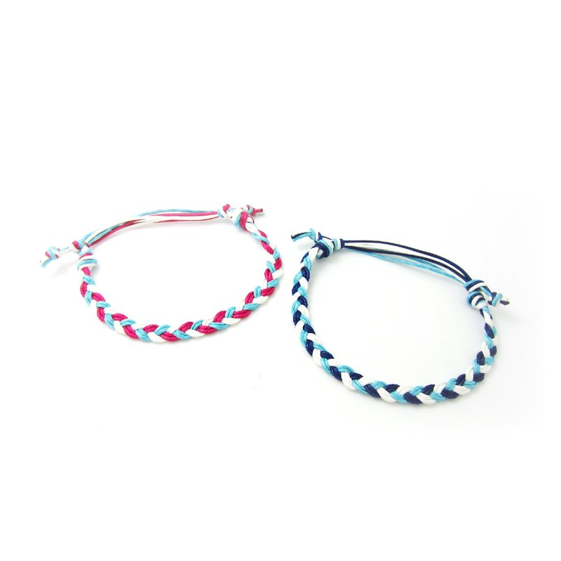 • StandOn • 甜密小情侣编织脚绳一对 x Basic Three Anklets - 其他 - 其他材质 多色