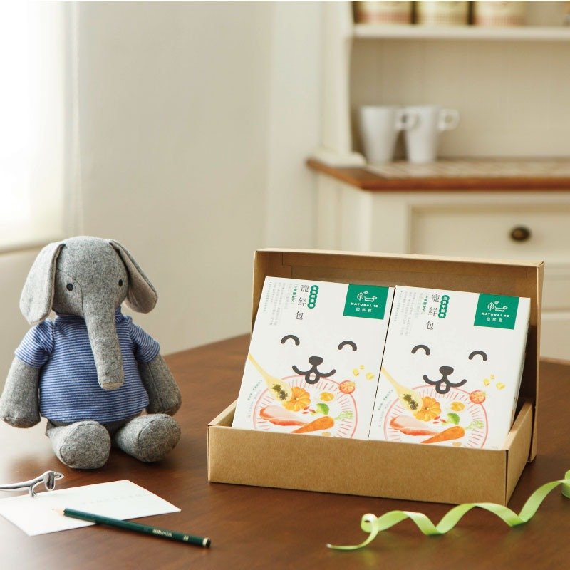 【毛孩子礼物盒】狗狗宠鲜包4入组 - 狗罐头/鲜食 - 新鲜食材 多色