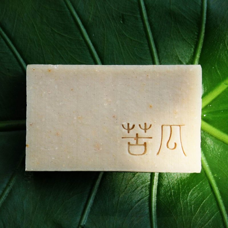 【艋舺肥皂】苦瓜皂-清爽舒服/薄荷/控油/洗脸/手工皂 - 脸部清洁/卸妆用品 - 其他材质 绿色