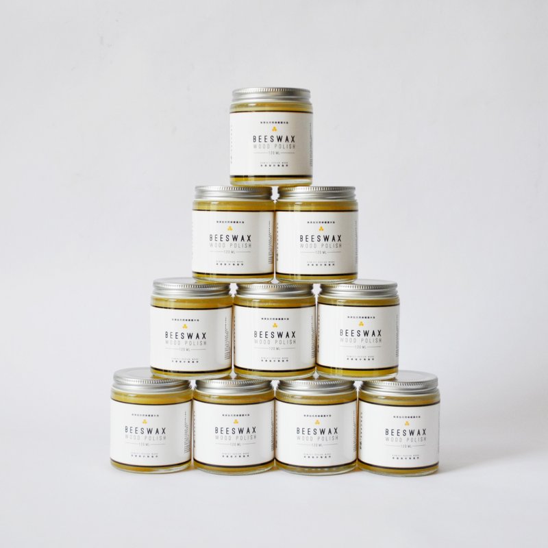 【台湾原产】纯天然蜂蜡护木油(120ml装) / Beeswax Oil 120ml - 其他 - 蜡 橘色