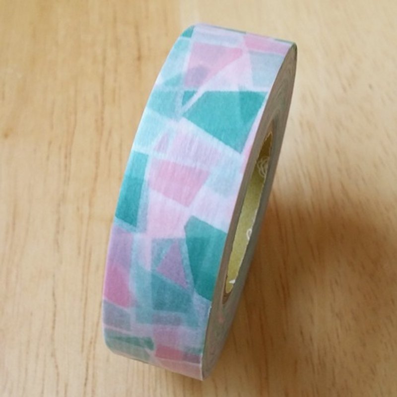 NICHIBAN Petit Joie Masking Tape 和纸胶带【几何-绿 (PJMT-15S010)】 - 纸胶带 - 纸 多色