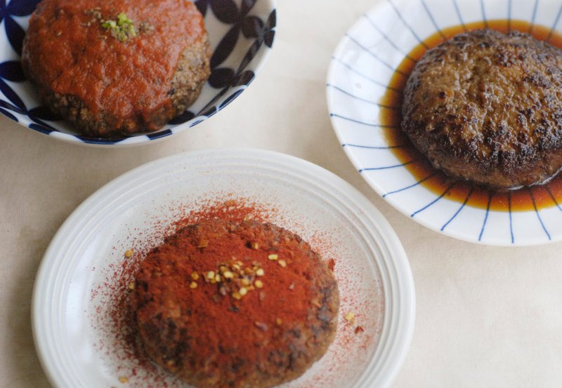 【手工厚切汉堡肉排 - 墨西哥辛辣口味】6入 - 料理包 - 新鲜食材 黄色