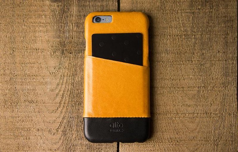 【轻微瑕疵品】alto iPhone 6/6S  4.7寸 真皮手机壳背盖 Metro - 焦糖棕/渡鸦黑 [可加购定制文字雷雕] 皮革 保护套 Leather Case - 手机壳/手机套 - 真皮 咖啡色