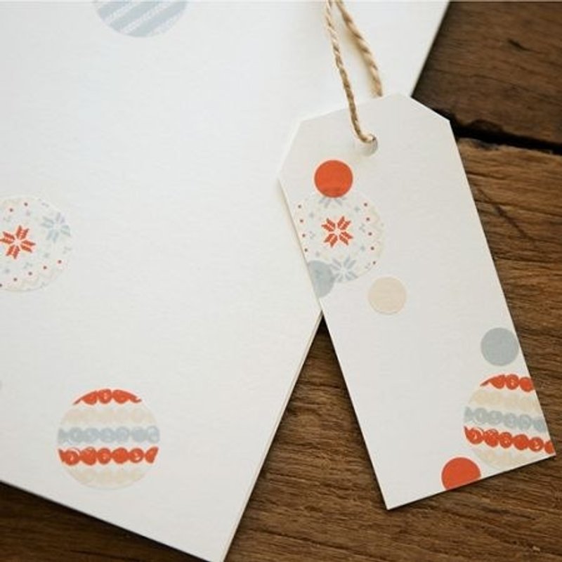 自然系粉彩和纸标签贴(4入)-05 Knit,E2D52056 - 贴纸 - 纸 多色