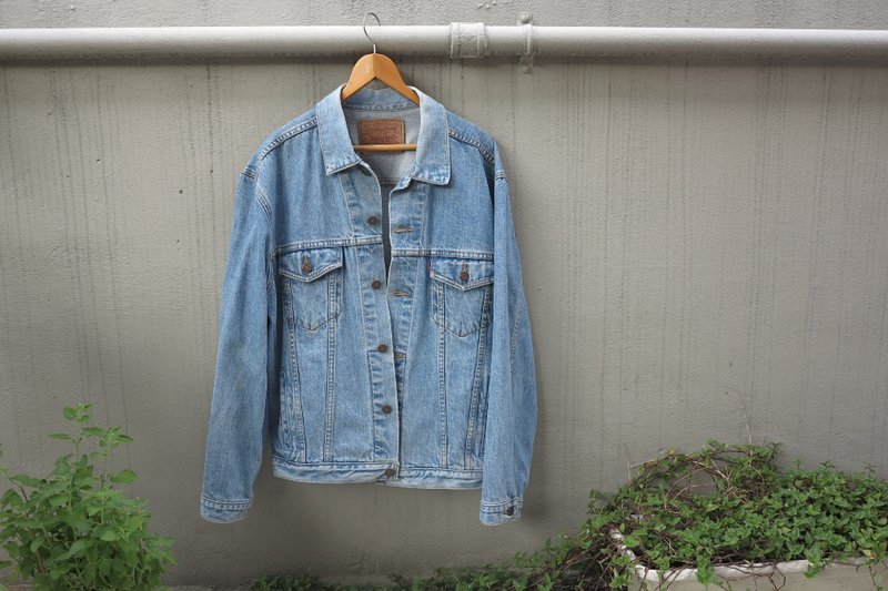 FOAK古着 Levi's 经典牛仔外套 - 男装外套 - 其他材质 蓝色