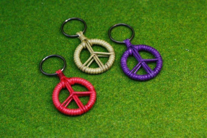 TvT PEACE和平古铜圈 - 钥匙链/钥匙包 - 棉．麻 多色