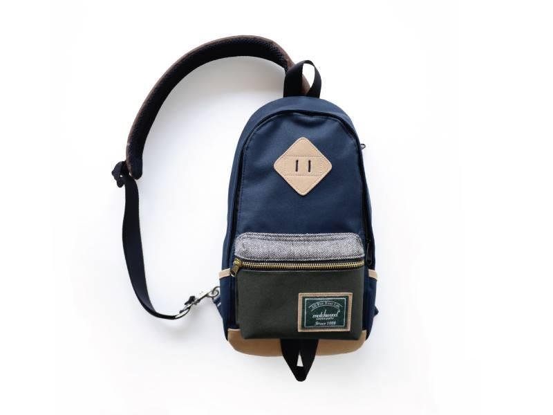 火柴木设计 Matchwood Infantry 猪鼻单肩后背包 斜背包 侧背包 胸前包 蓝灰 - 侧背包/斜挎包 - 防水材质 红色