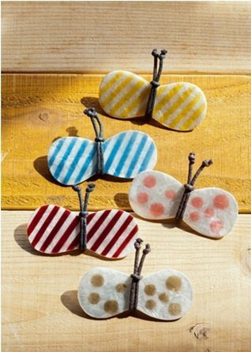 地球树fair trade-“手工贝壳系列”-手工贝壳 别针/胸针(只剩点点系列) - 胸针 - 其他材质 多色