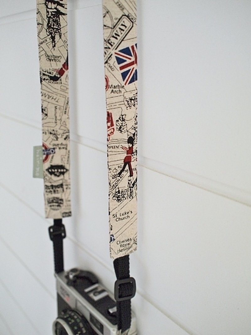 hairmo。英伦风情双挂相机背带皮片快拆组(小孔1) - 相机背带/脚架 - 其他材质 卡其色