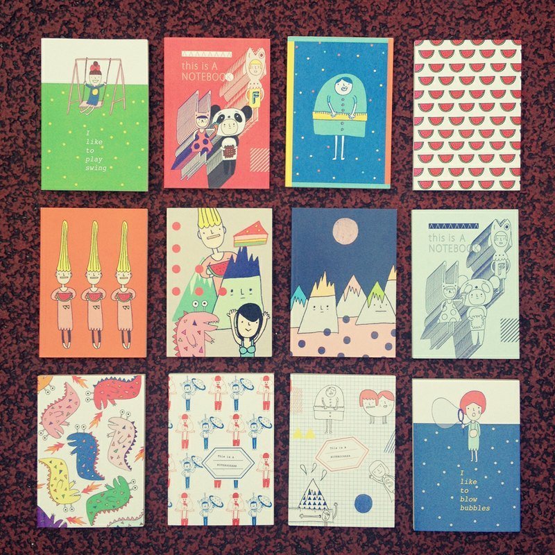 ✐ 十分之一小贴本 / 新年优惠 - 笔记本/手帐 - 纸 多色