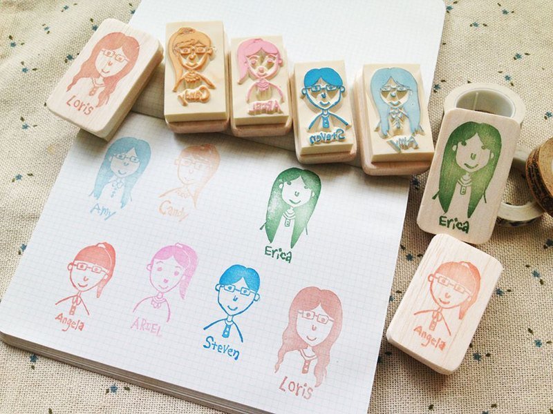 [客制印章] 人物志 - 其他 - 其他材质 白色