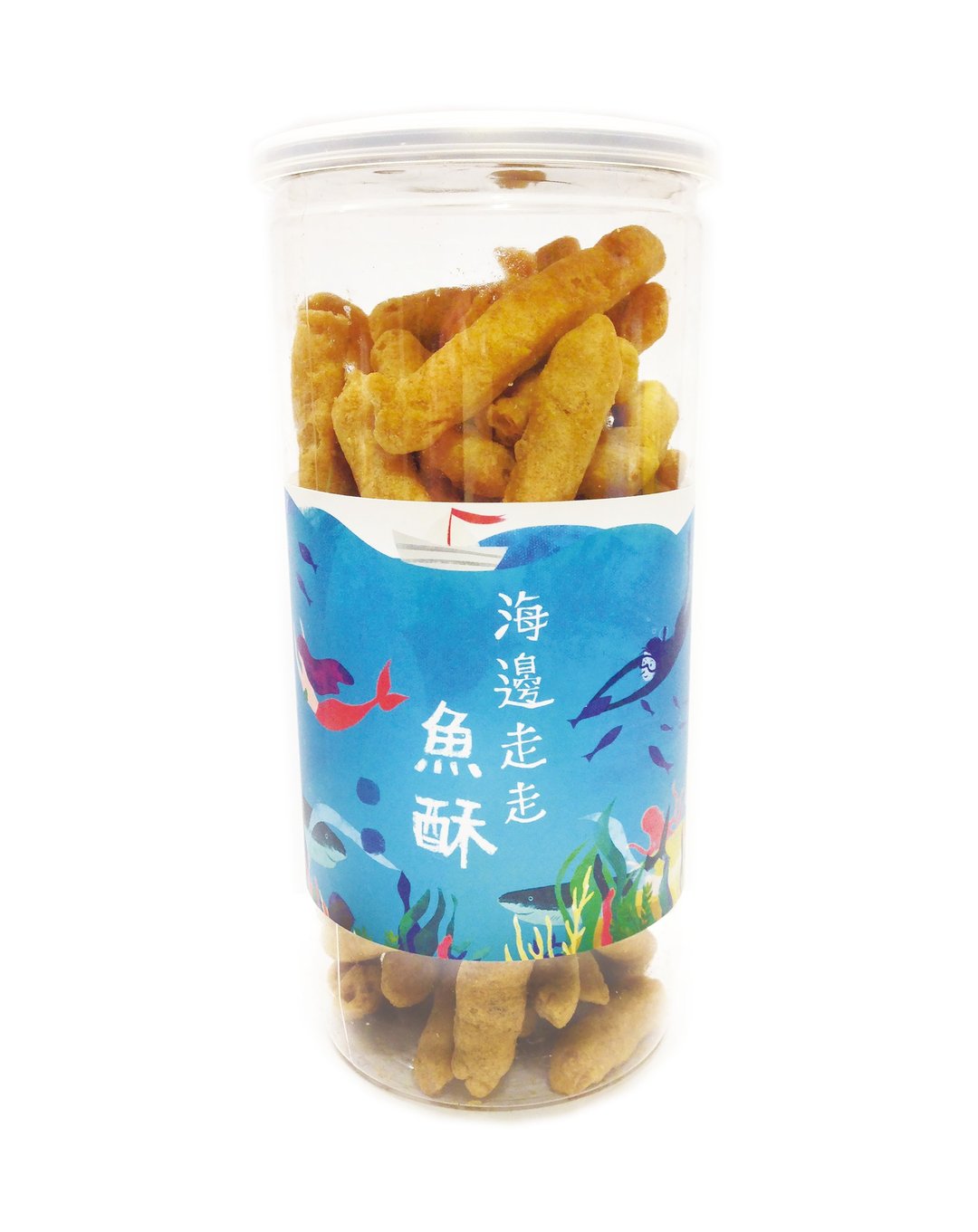 【单罐】鱼骨头酥 - 手工饼干 - 新鲜食材 蓝色