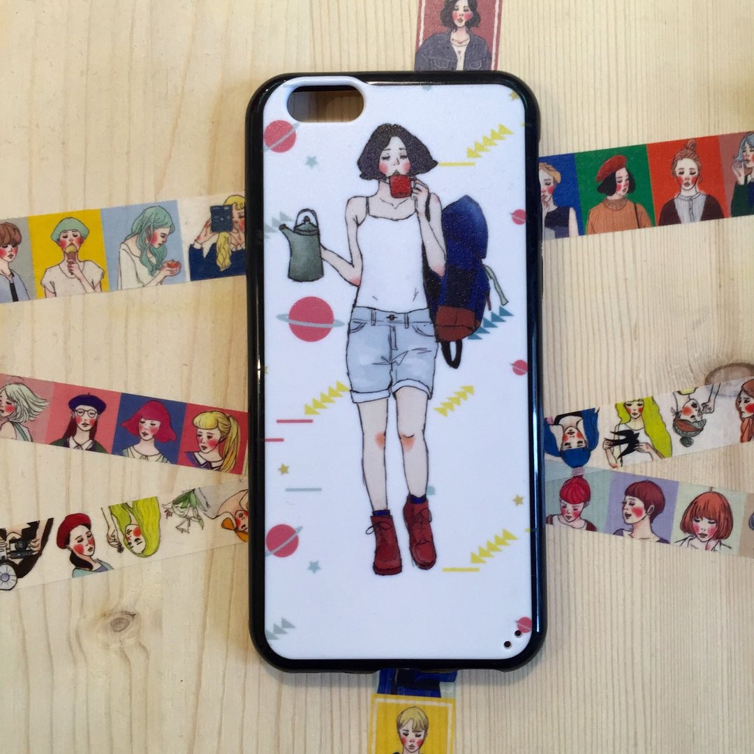 冒险女孩 IPhone 6/6plus  手机壳 - 手机壳/手机套 - 塑料 