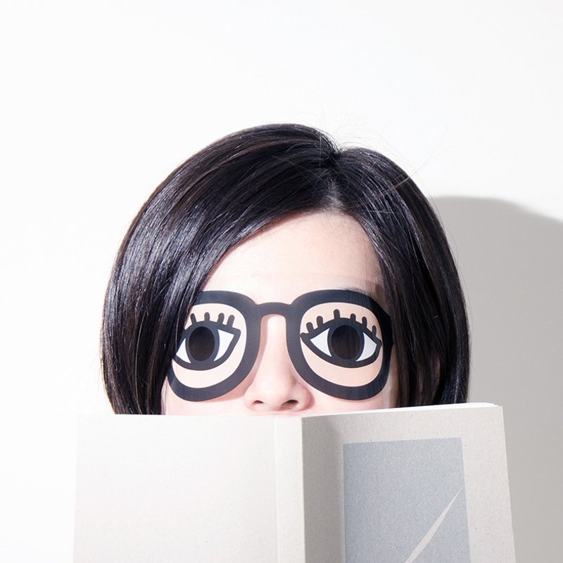 白目变脸贴－违合感好青年(看得见) 派对 婚礼 直播 - 贴纸 - 防水材质 