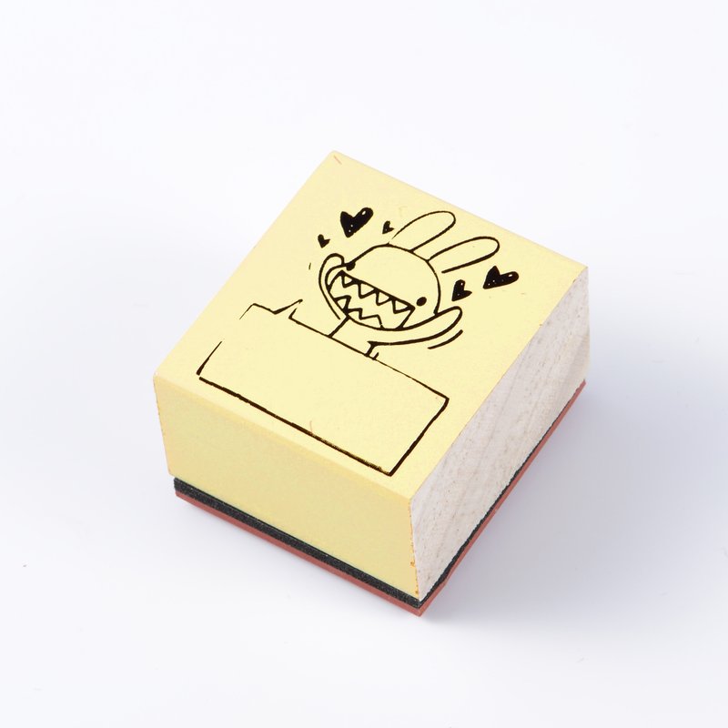 《Foufou》彩色原木印章 - I want to say....(开心黄) - 印章/印台 - 木头 黄色
