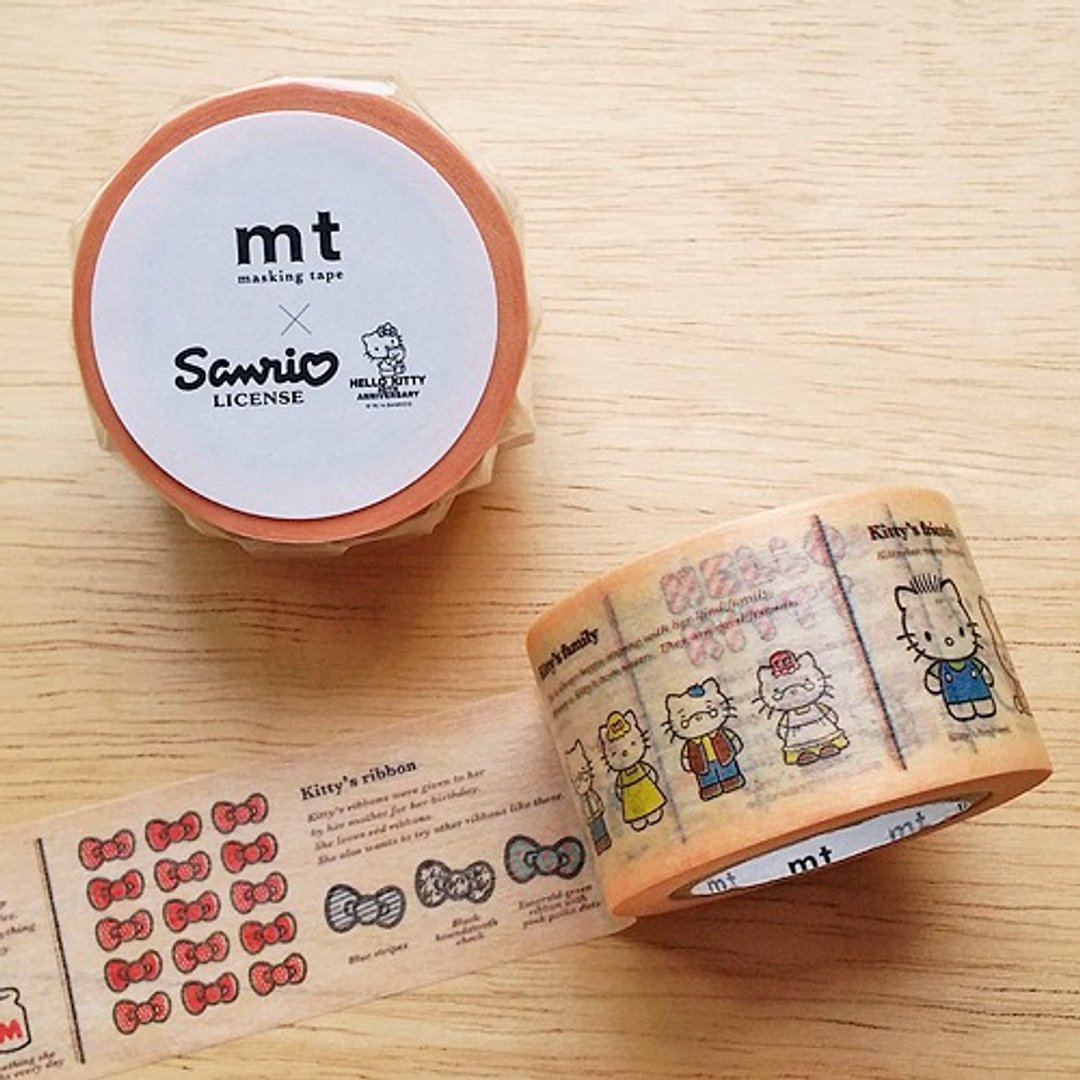 mt 和纸胶带 mt x Sanrio【图鉴(MTSARI03)】 - 纸胶带 - 纸 多色