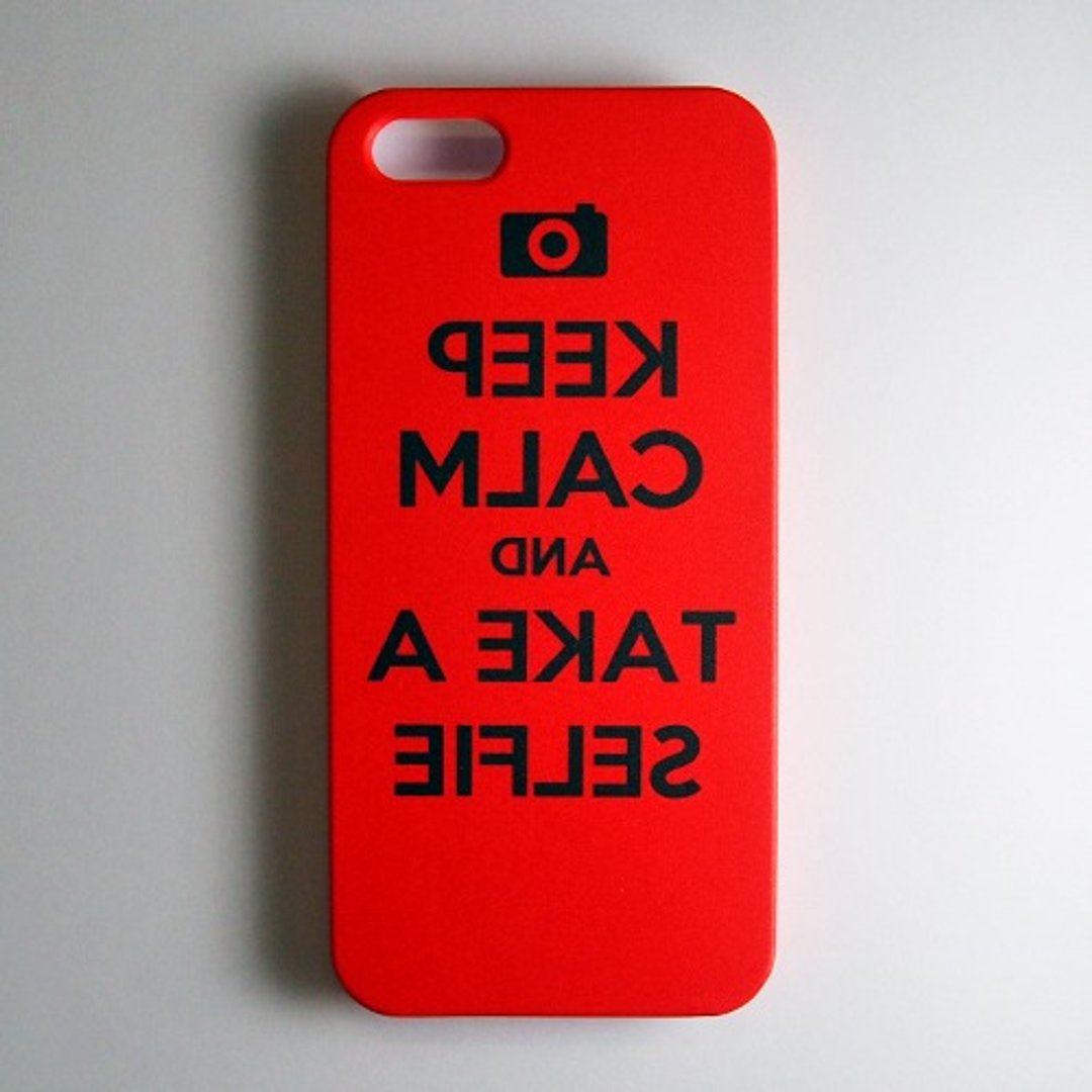 SO GEEK 手机壳设计品牌 THE SELFIE GEEK TAKE A SELFIE款 (红) - 手机壳/手机套 - 塑料 红色