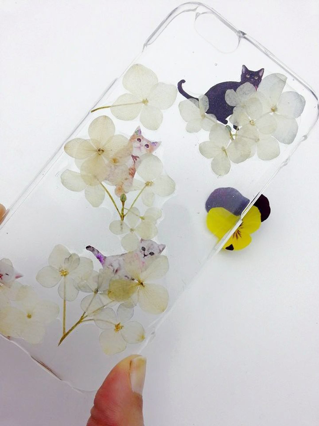 【Lost and find】初春 猫儿们 phone case手机壳 - 手机壳/手机套 - 塑料 蓝色