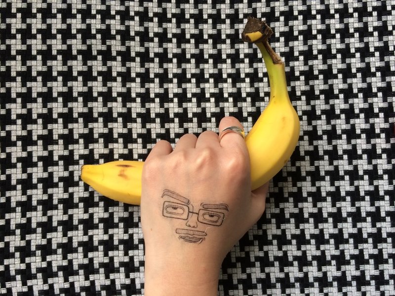 Tmy 纹身贴纸包 tattoo sticker_10种表情 - 纹身贴 - 纸 黑色
