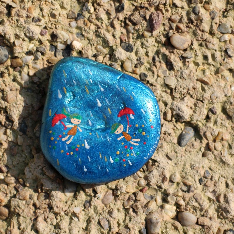 富察令儿·彩绘石头 - 摆饰 - 宝石 蓝色