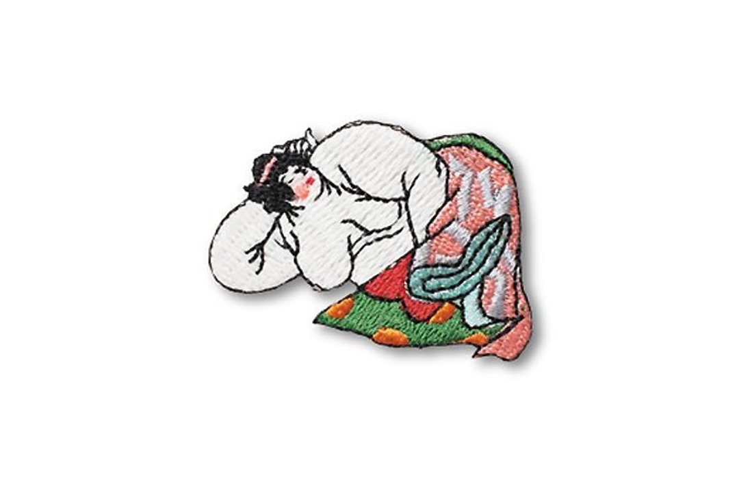 【京东都KYO-TO-TO】妖怪・百鬼夜行シリーズ_寝肥妖(ねぶとり)_绣片 - 其他 - 绣线 白色