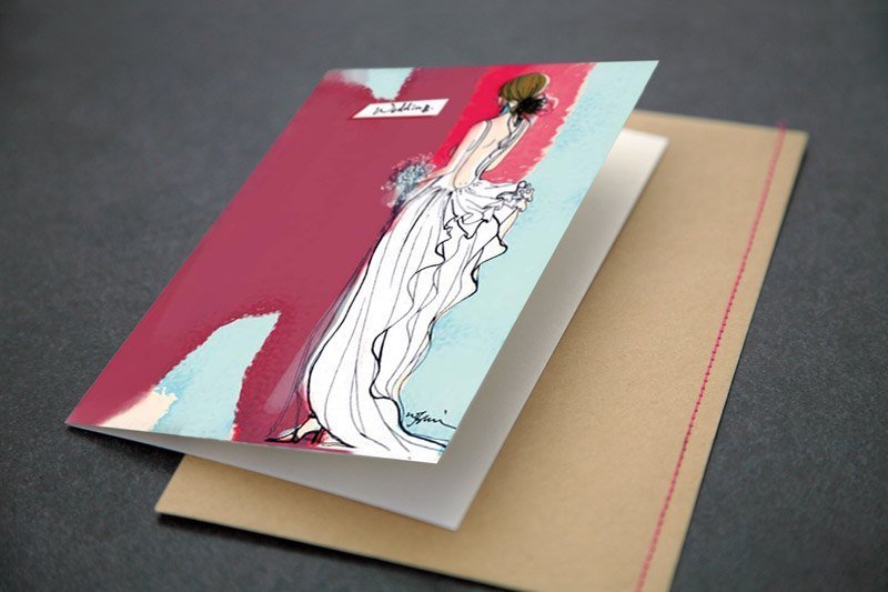 说说“画”万用卡一组(3张) - 卡片/明信片 - 纸 多色