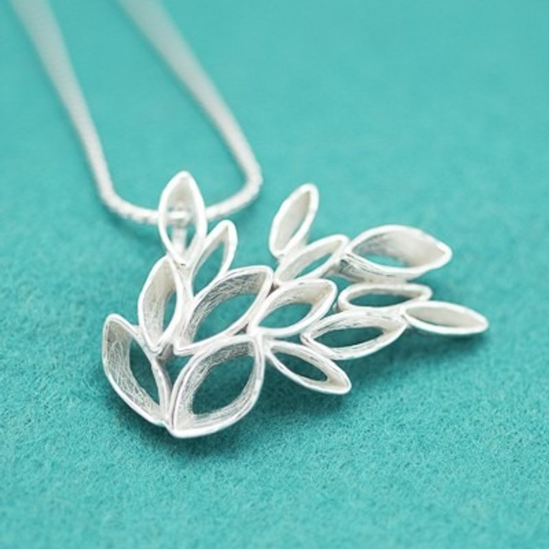 School of Fish 小鱼 银饰 项链坠饰 - 项链 - 其他金属 灰色