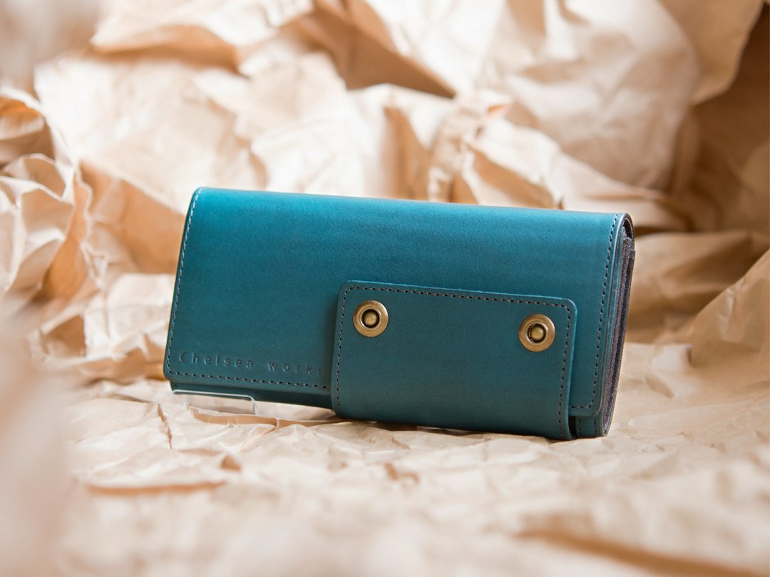 Wallet [Garcia] #indigoblue - 皮夹/钱包 - 真皮 蓝色