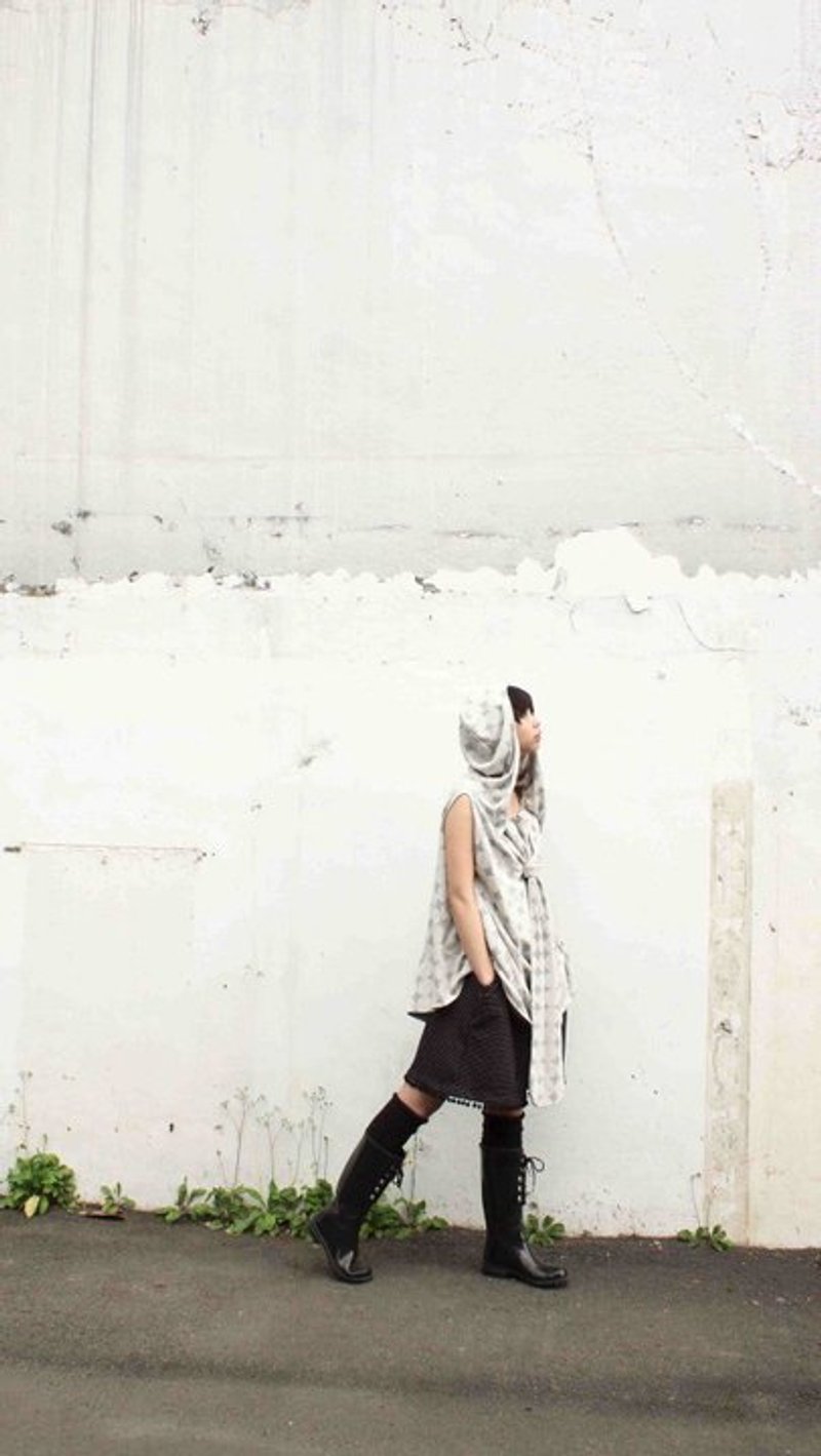 [ Wow Bravo & Funky Rap 灰白圆圈方帽上衣 ] - 其他 - 其他材质 