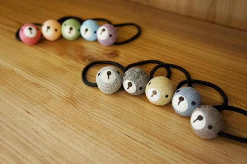 小熊发球 - 发饰 - 羊毛 