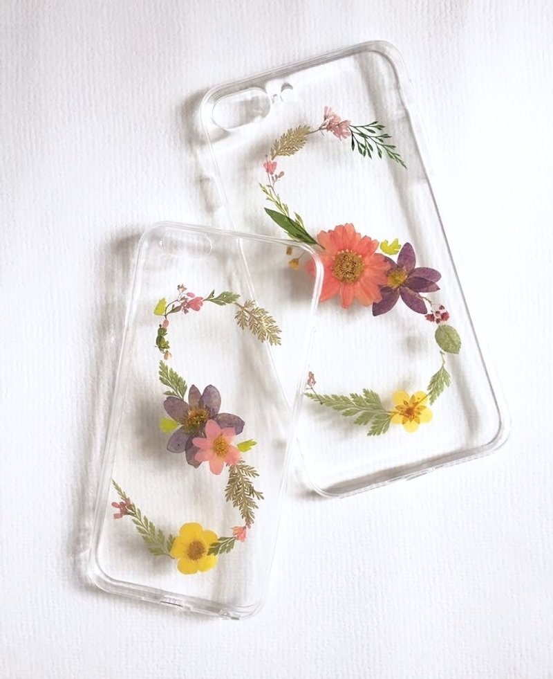 S for Sara 专属英文手机壳押花手机壳 - 手机壳/手机套 - 植物．花 多色