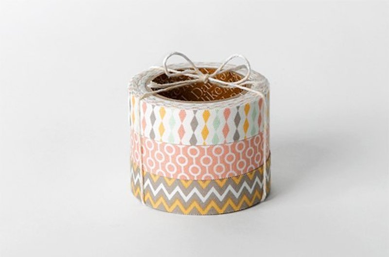 Dailylike fabric tape 北欧风布胶带(三入) 37-street,E2D54135 - 纸胶带 - 其他材质 多色