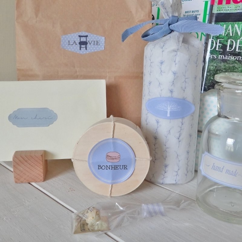 不残胶装饰包装贴纸-文具包装-手帐贴纸-收纳居家标签 - 包装材料 - 纸 